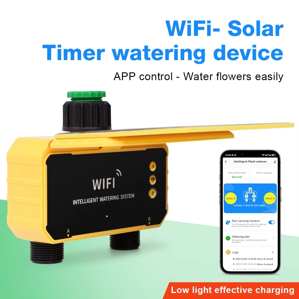 Smart Garden Valve - Controlador de Riego Solar WIFI de