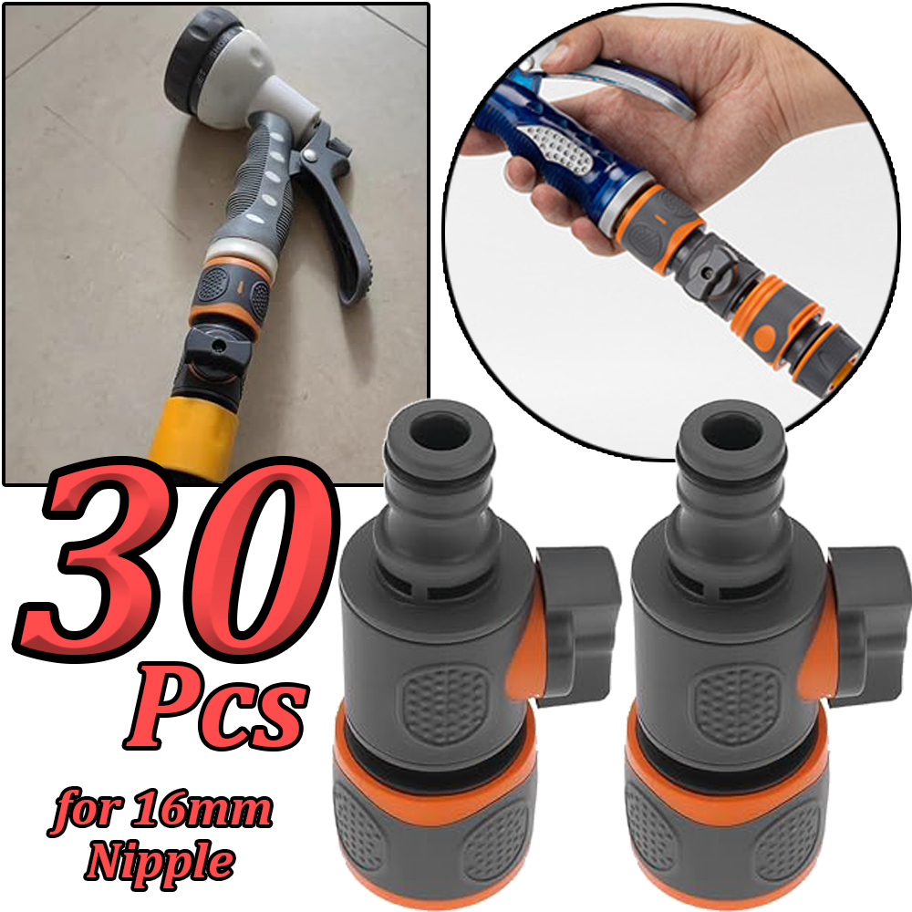 Smart Garden Hose Valve - Conector rápido para manguera de jardín,