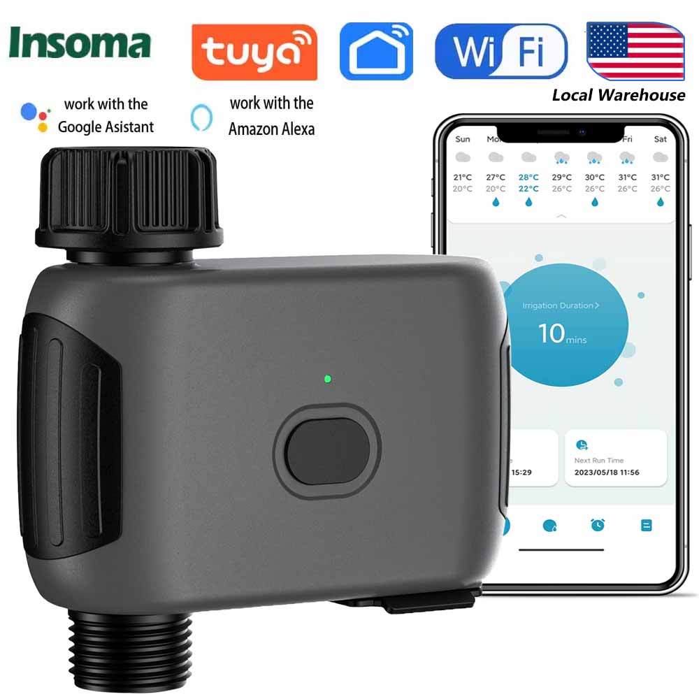 Smart Garden Valve - Temporizador de riego automático INSOMA con
