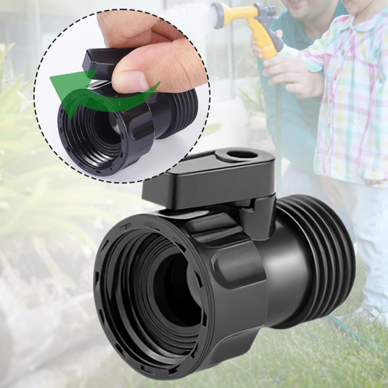 Smart Garden Hose Valve - 1 Uds. Válvula de cierre de