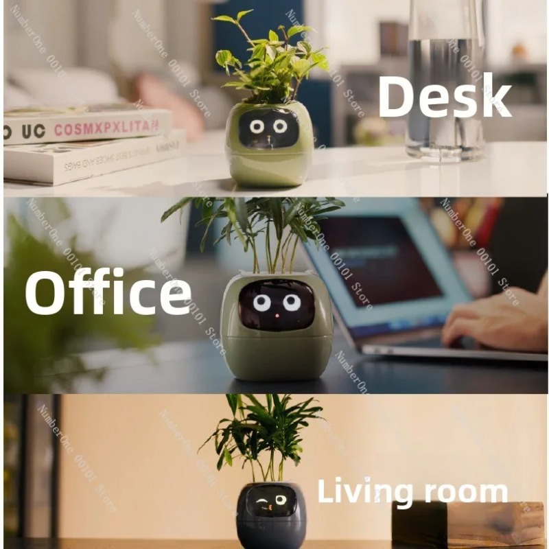 Self Watering Pot Sensor - Maceta de Plástico con Riego Automático