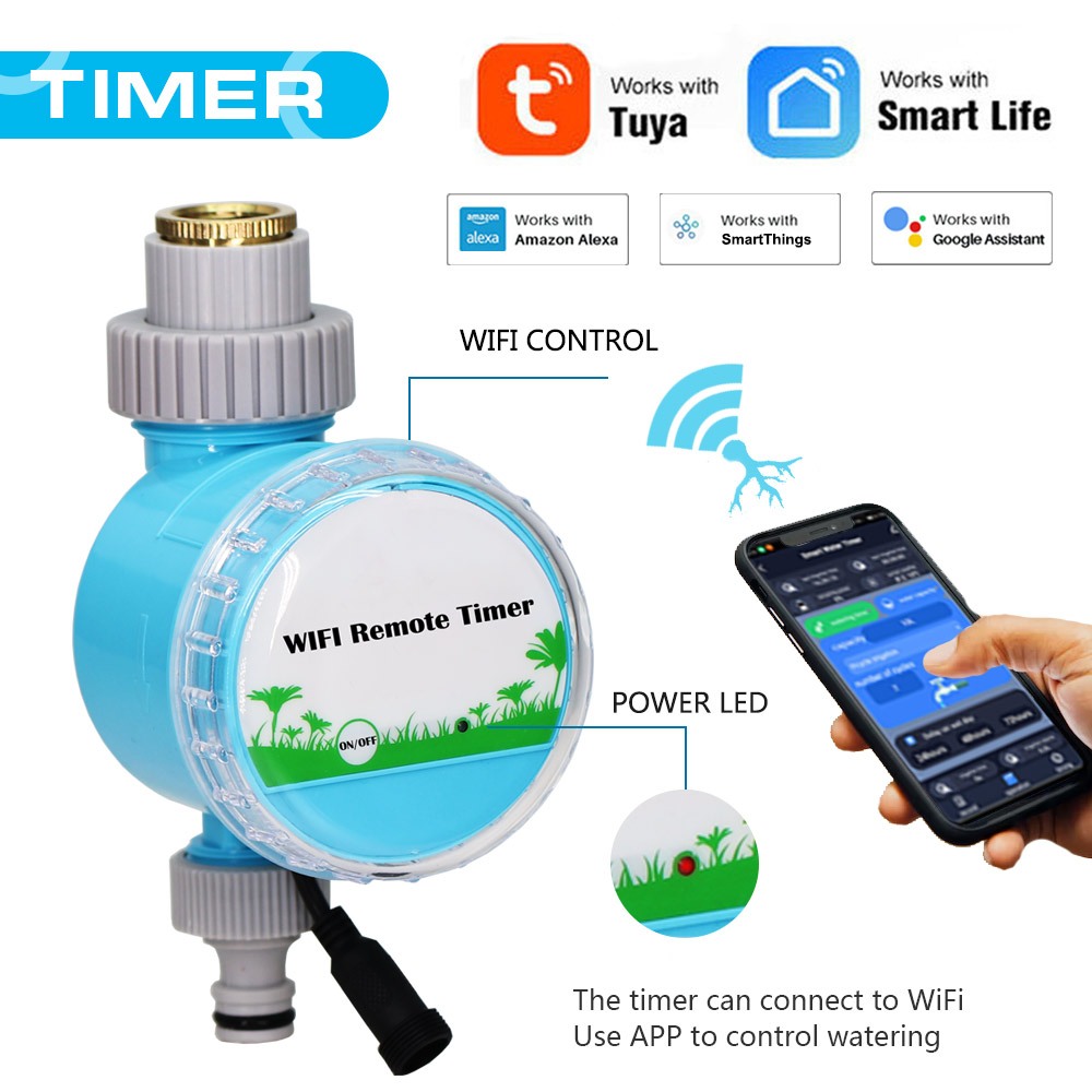 Smart Garden Valve - Temporizador de agua inalámbrico WiFi para