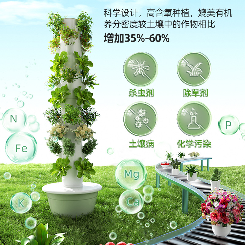 Smart Garden Vertical - Torre de Cultivo Hidropónico Vertical de