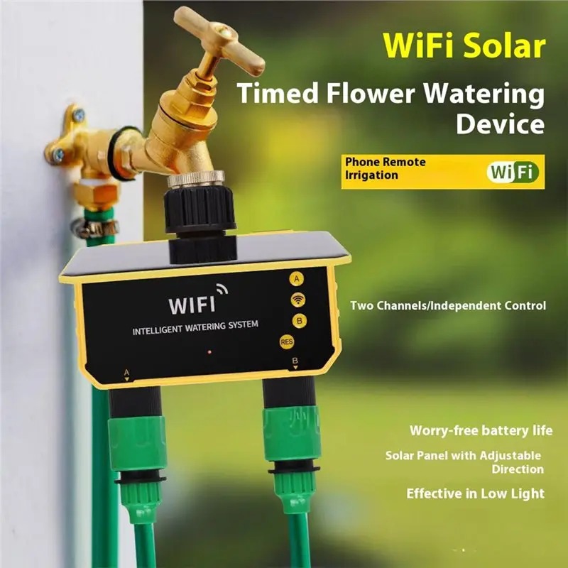 Controlador de Riego Solar WIF - Smart Garden Valve reseña y precio