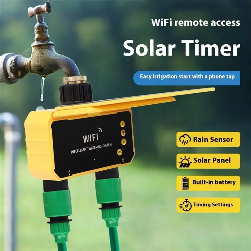 Controlador de Riego Solar WIF - Smart Garden Valve reseña y precio