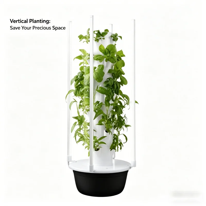 Torre Hidropónica Spacetree de - Smart Garden Vertical reseña y precio
