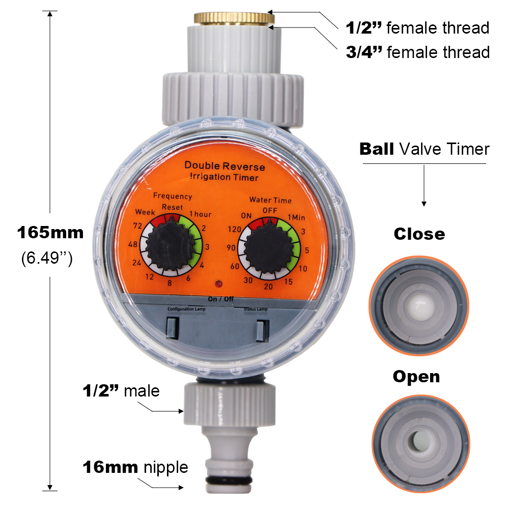 MUCIAKIE-válvula de bola con t - Smart Garden Valve reseña y precio