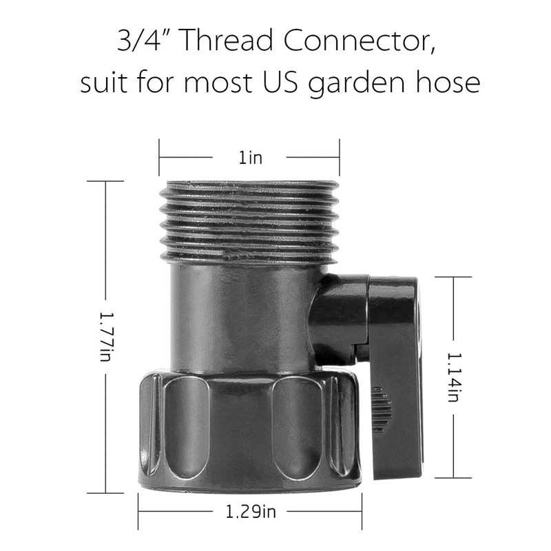 1 Uds. Válvula de cierre de ma - Smart Garden Hose Valve reseña y precio