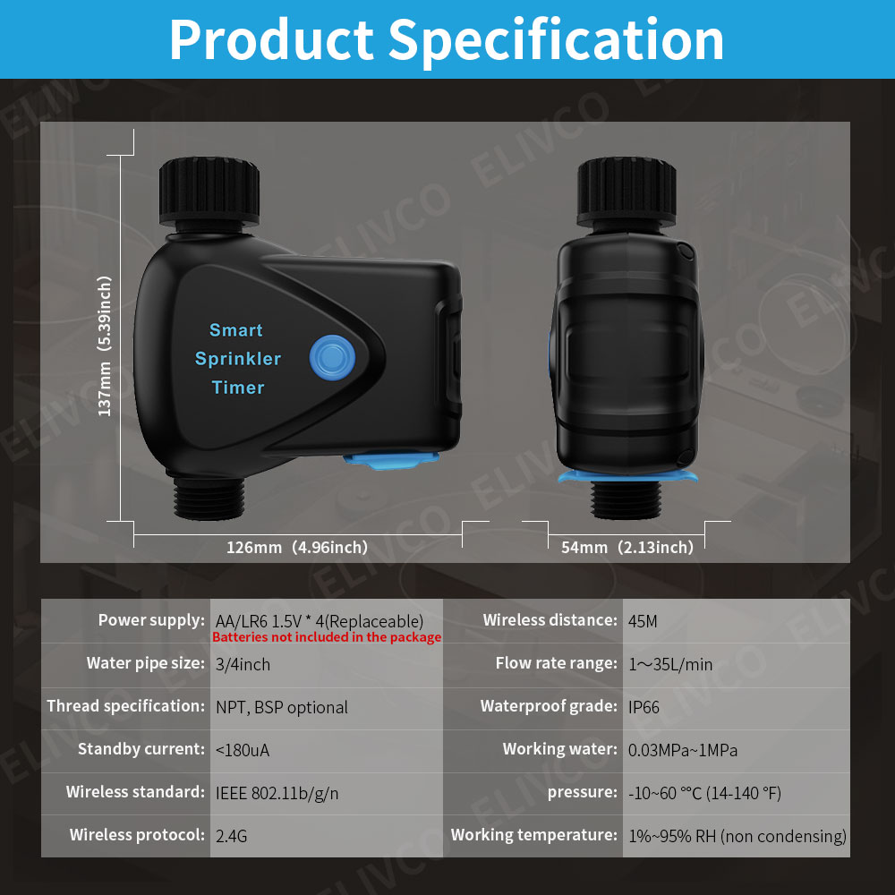 Dispositivo de agua inteligent - Smart Garden Valve reseña y precio
