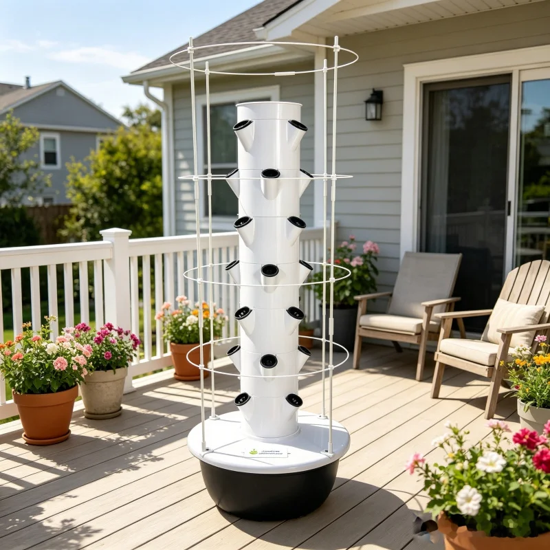 Torre Hidropónica Vertical Spa - Smart Garden Vertical reseña y precio
