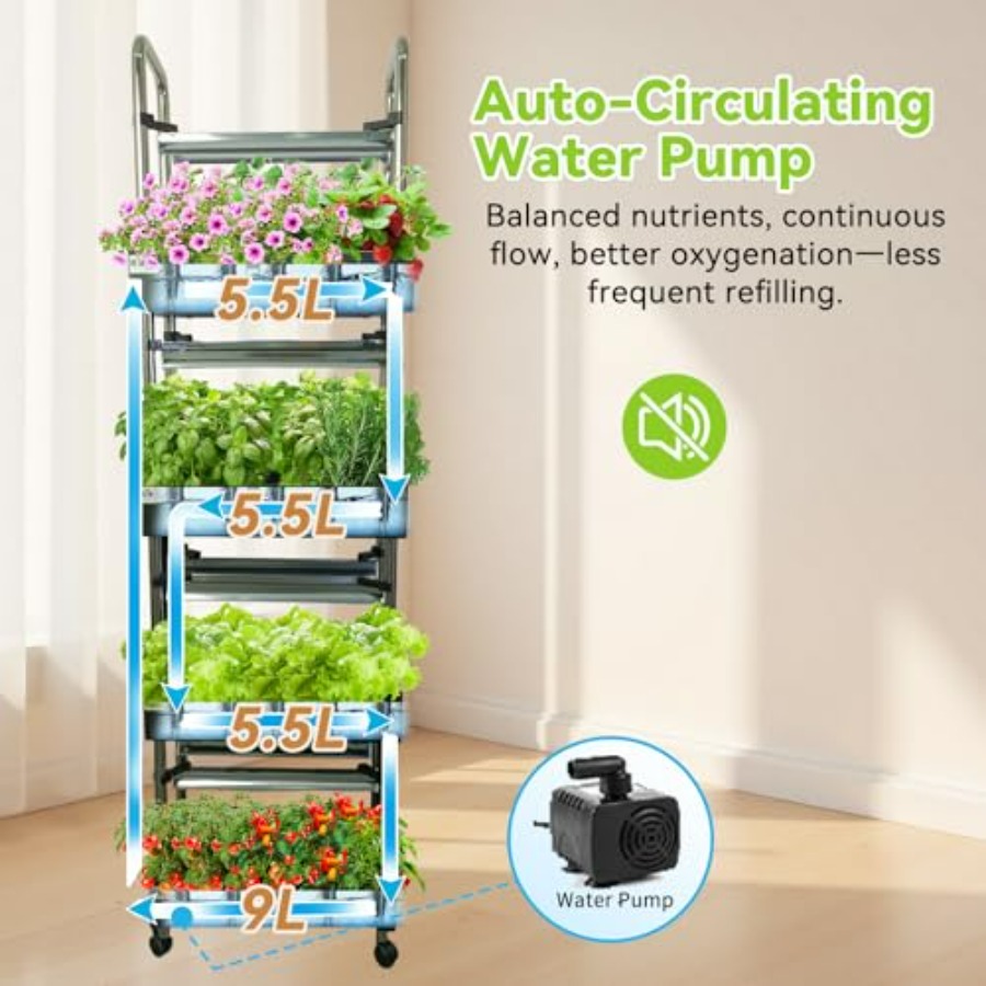 Sistema de cultivo hidropónico - Smart Garden Vertical reseña y precio