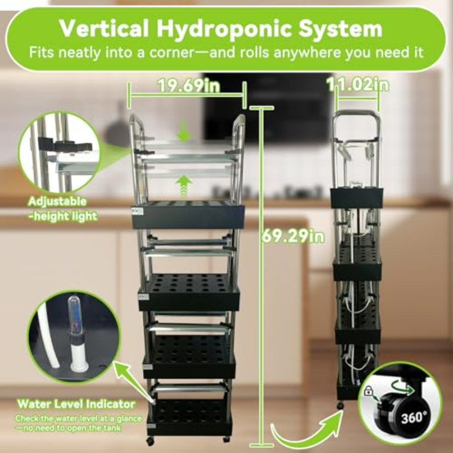 Sistema de cultivo hidropónico - Smart Garden Vertical reseña y precio