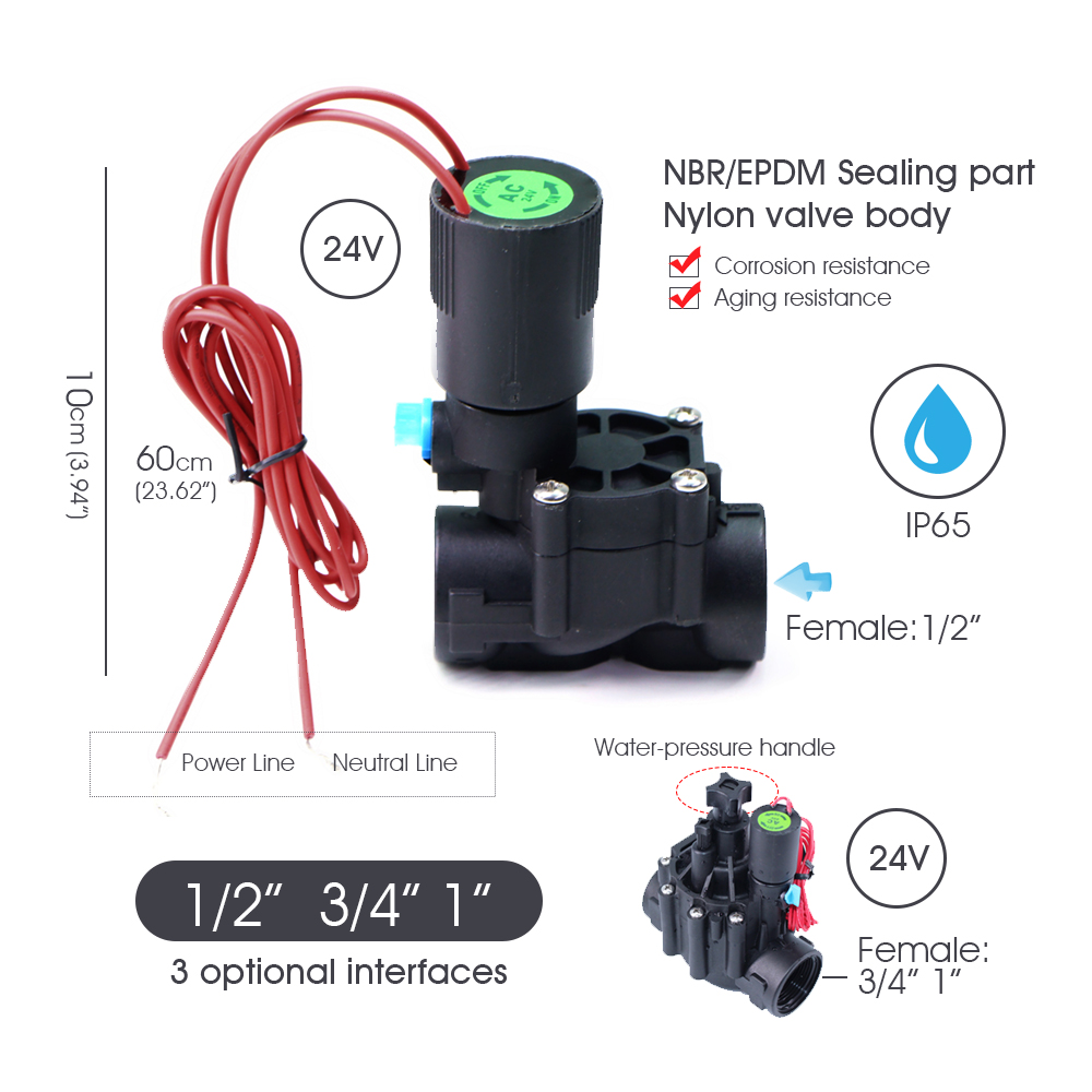 Controlador de válvula solenoi - Smart Garden Hose Valve reseña y precio